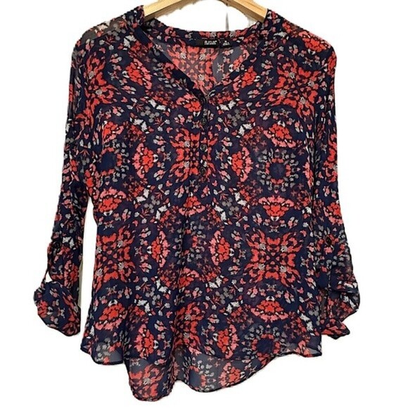 A.N.A A New‎ Approach Size Medium Sheer Top - Picture 1 of 15